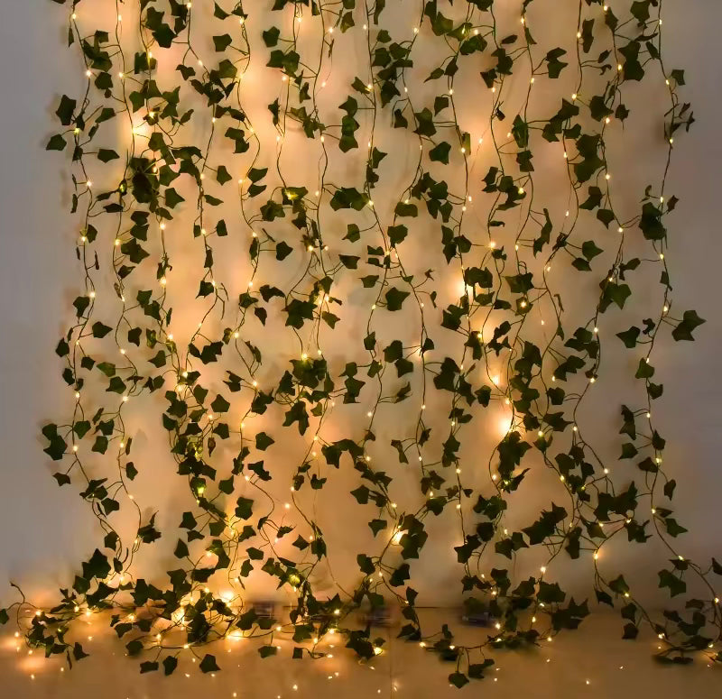 Green Leaf String Lights