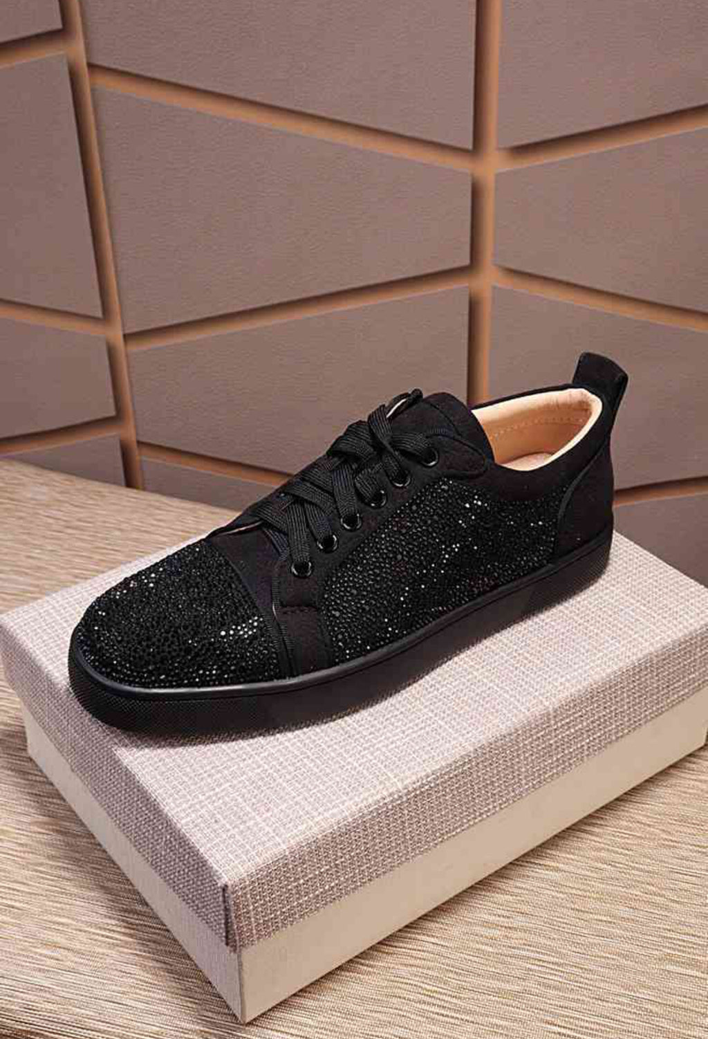 Sparkle Black Red Bottoms