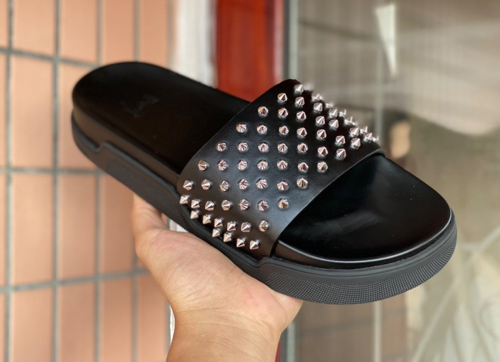 Black and Red Sandels