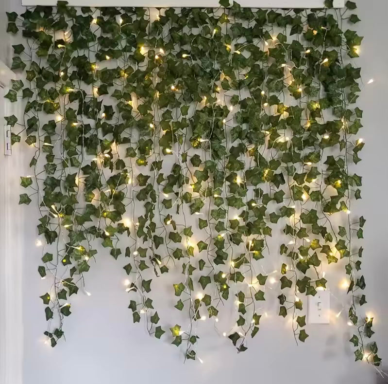 Green Leaf String Lights