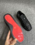 Black Red Bottoms With Design